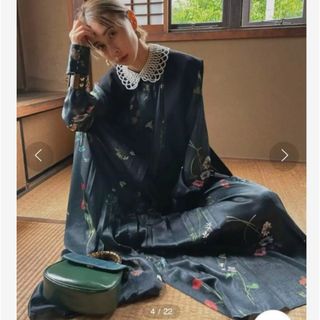 Ameri VINTAGE - Nina様専用 Ameri VINTAGE フラワー スリット ドレス