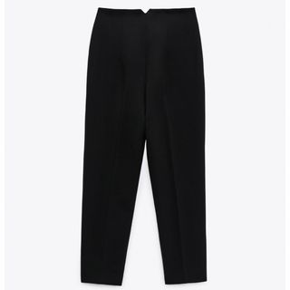 ZARA - 極美品 JENNE ツィードハイウェストパンツ グリーン サイズXSの