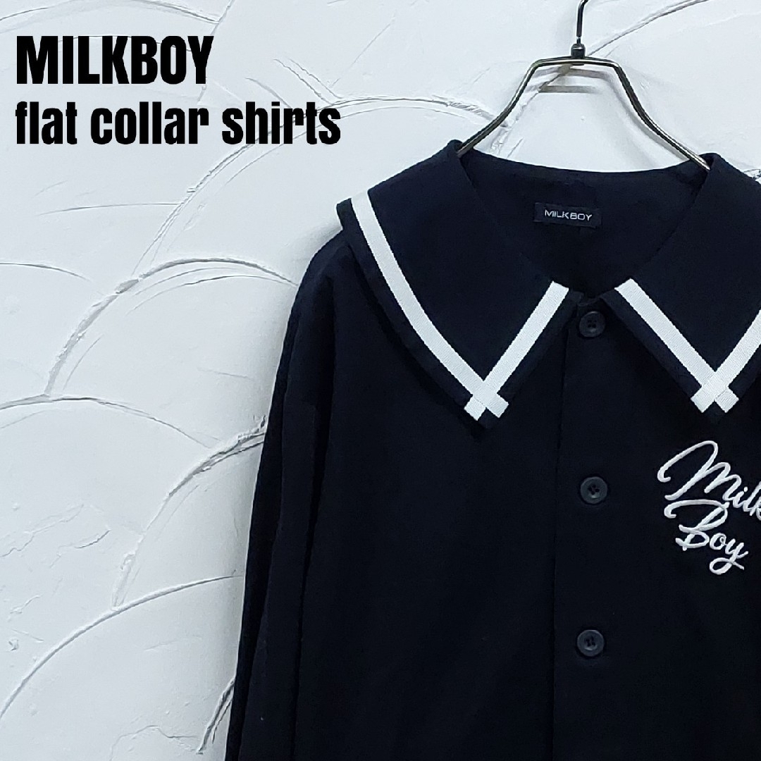 MILKBOY/ミルクボーイ セーラー シャツジャケット | フリマアプリ ラクマ MILKBOY/ミルクボーイ セーラー シャツジャケット | フリマアプリ ラクマ