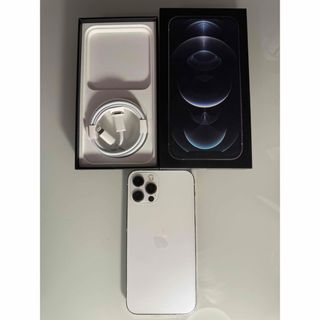 アイフォーン(iPhone)のiPhone 12 pro シルバー 256GB 中古(スマートフォン本体)