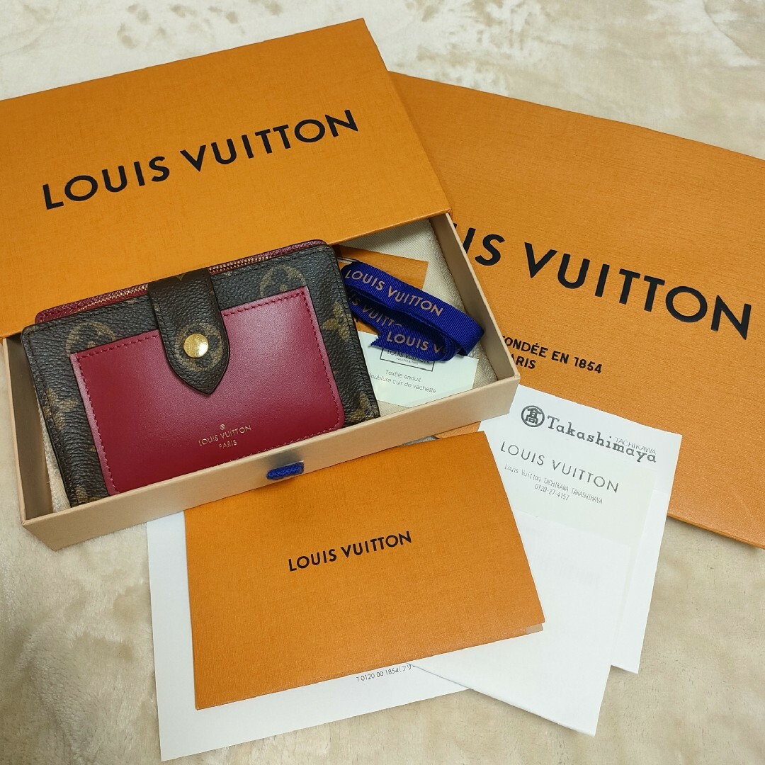LOUIS VUITTON ポルトフォイユ ジュリエット  モノグラム 財布約13cm高さ