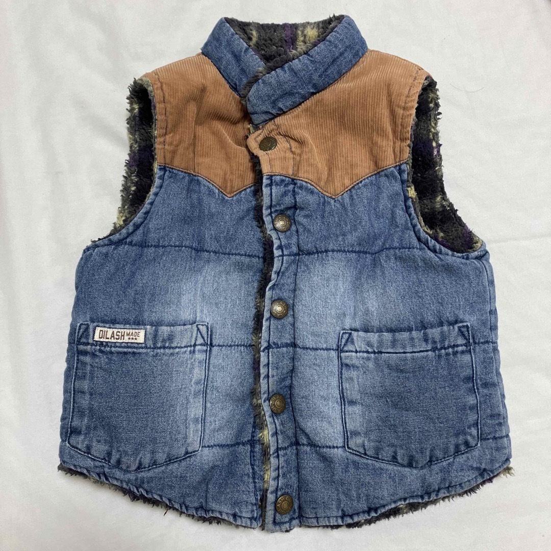 ボアベスト キッズ/ベビー/マタニティのキッズ服男の子用(90cm~)(ジャケット/上着)の商品写真