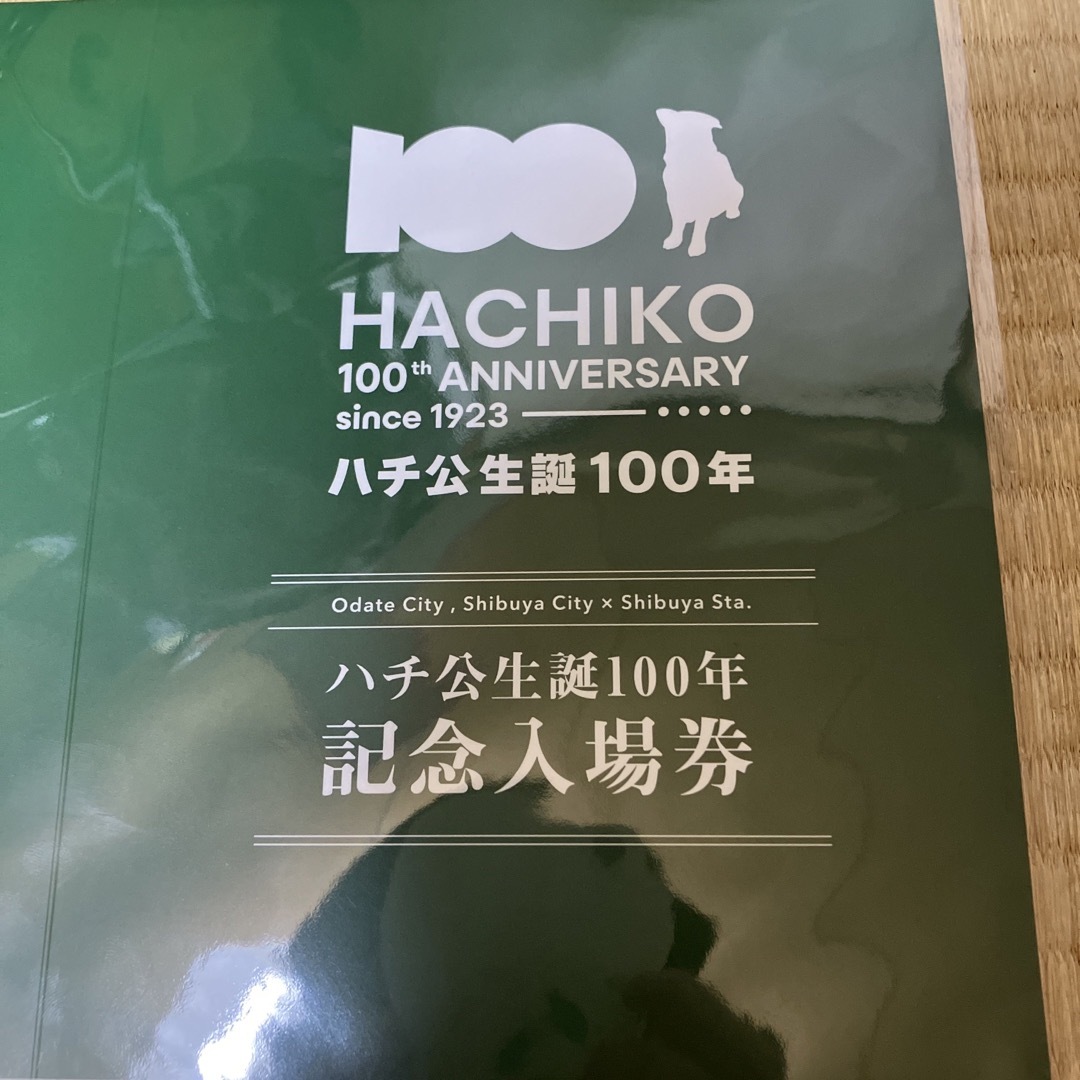 限定品　ハチ公100年物語　記念入場券 チケットの乗車券/交通券(鉄道乗車券)の商品写真