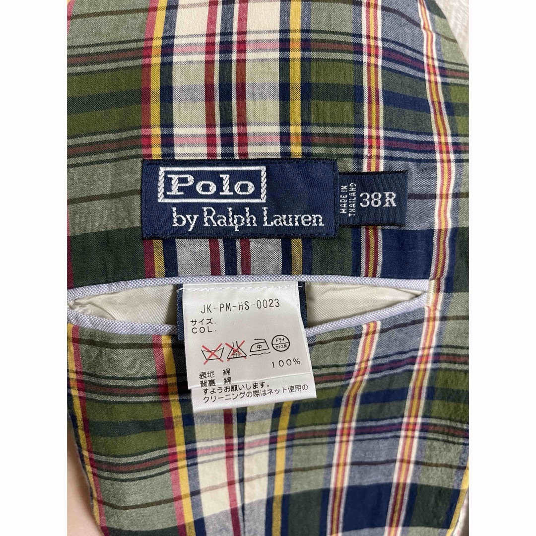 POLO RALPH LAUREN(ポロラルフローレン)のpolo Ralph Lauren チェック　ジャケット メンズのジャケット/アウター(テーラードジャケット)の商品写真