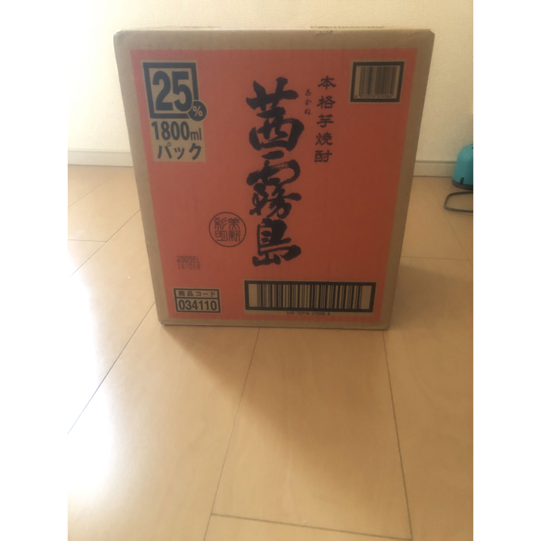 霧島酒造(キリシマシュゾウ)の茜霧島　1800mlパック6本セット 食品/飲料/酒の酒(焼酎)の商品写真