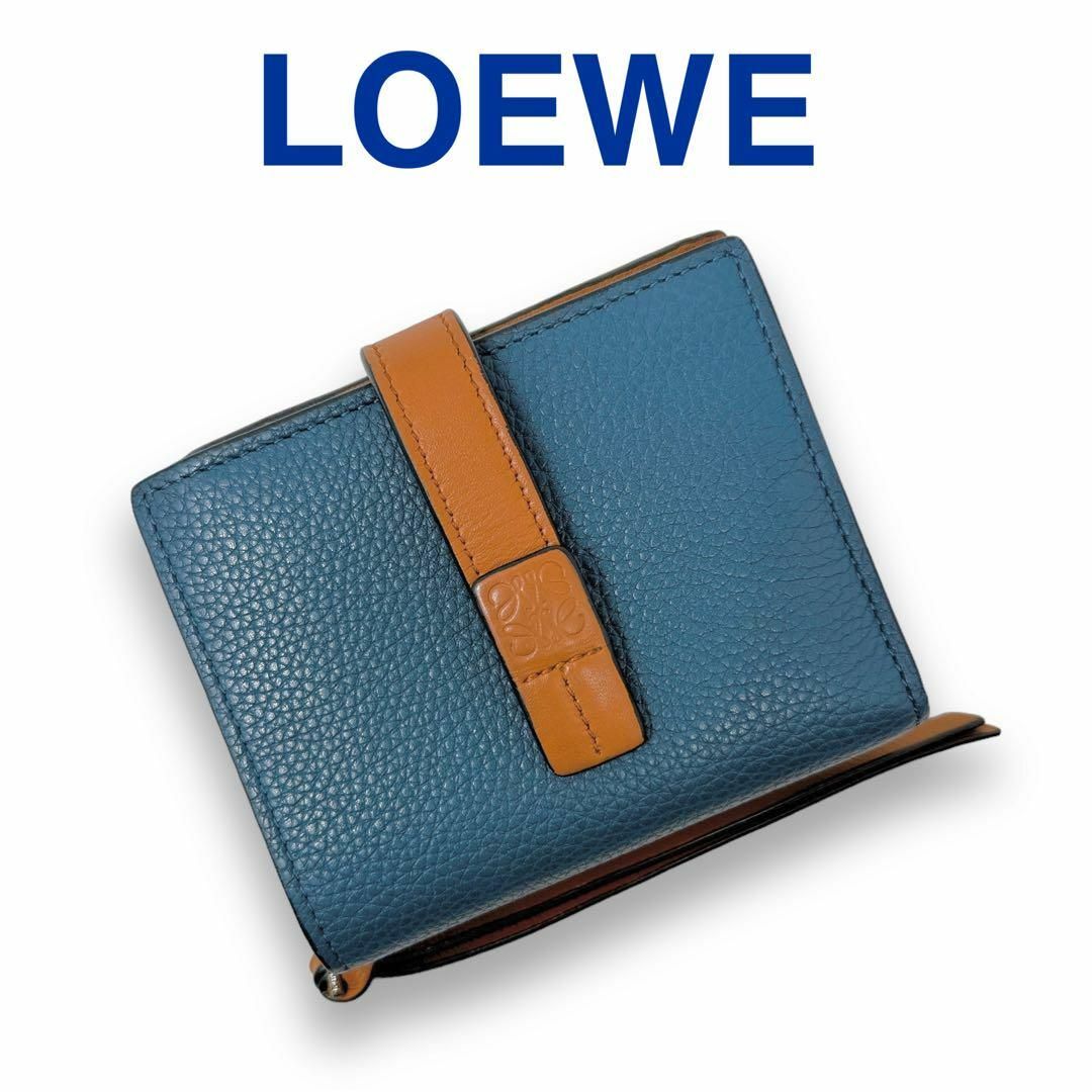 [極美品]LOEWE ロエベ 財布 二つ折り財布 ブラウン