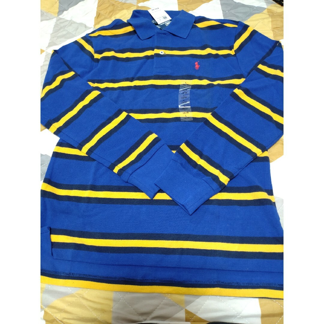 POLO RALPH LAUREN(ポロラルフローレン)のラルフローレンタグ付き　ジュニアＬ　ポロシャツ メンズのトップス(ポロシャツ)の商品写真