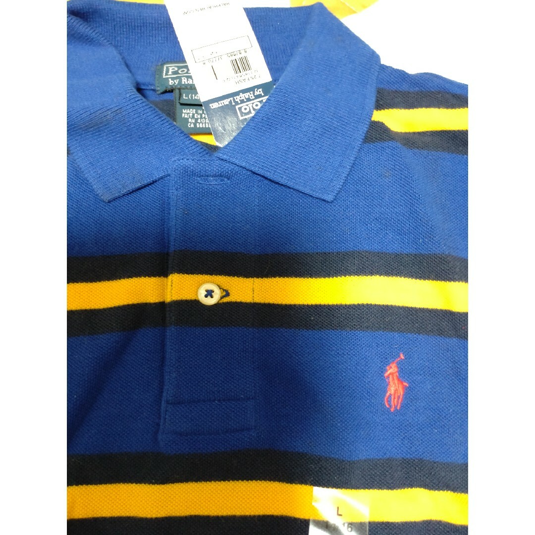POLO RALPH LAUREN(ポロラルフローレン)のラルフローレンタグ付き　ジュニアＬ　ポロシャツ メンズのトップス(ポロシャツ)の商品写真