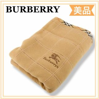 バーバリー(BURBERRY)のラスト一点　バーバリー　ウール　ノバチェック　ブランケット　毛布　送料無料(毛布)