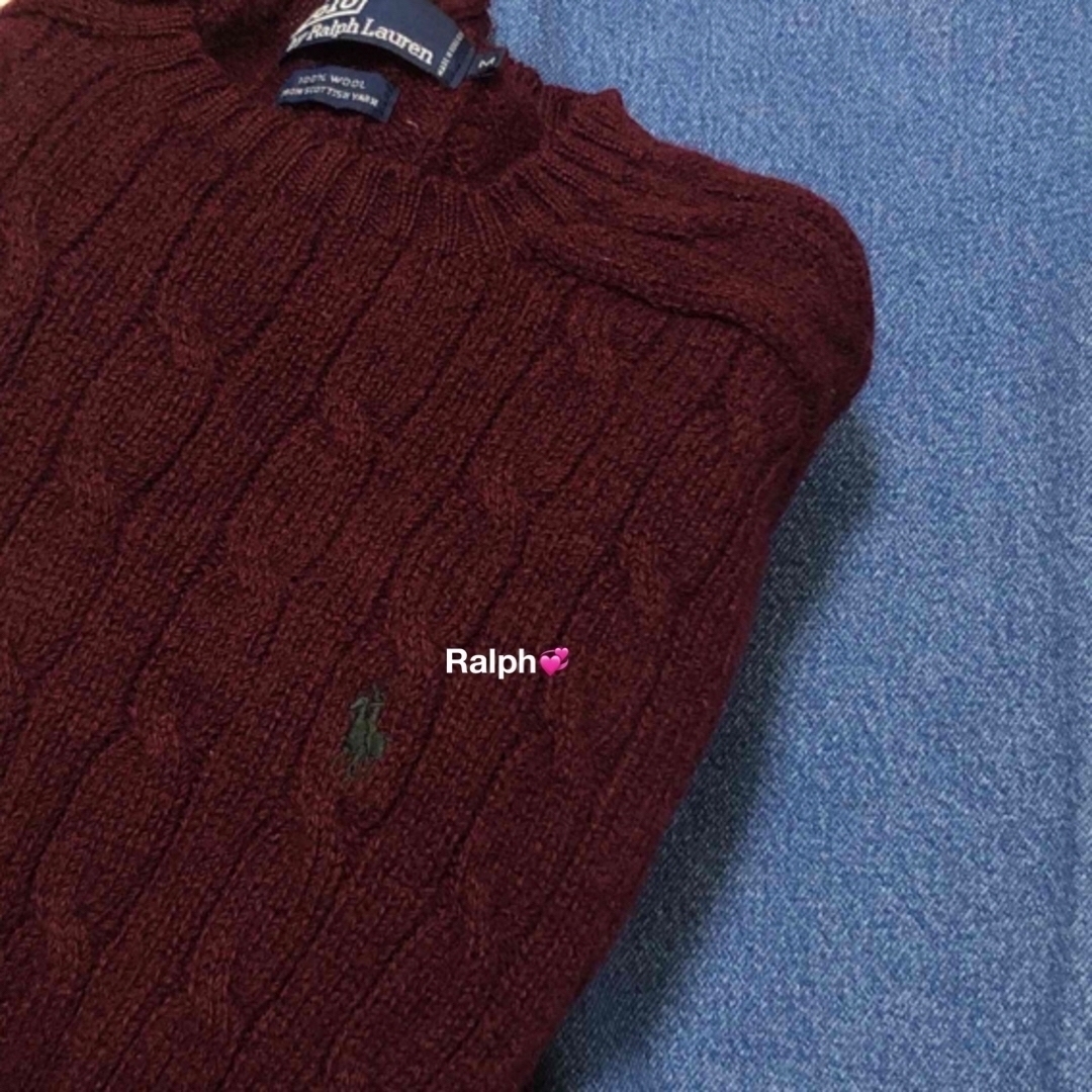 Lochie(ロキエ)のRalph wine sweater🍷 メンズのトップス(ニット/セーター)の商品写真