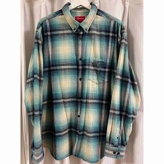 シュプリーム(Supreme)のSupreme shadow plaid flannel shirt blue(シャツ)