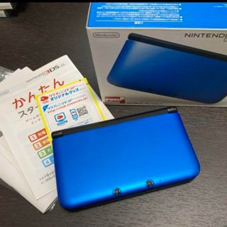 ニンテンドー3DS(ニンテンドー3DS)のニンテンドー3DS LL ブルー×ブラック　本体(携帯用ゲーム機本体)