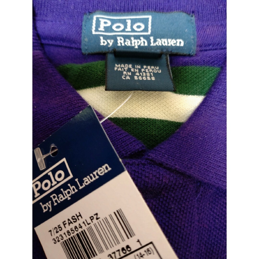 POLO RALPH LAUREN(ポロラルフローレン)のラルフローレン　タグ付き　JR　Ｌ メンズのトップス(ポロシャツ)の商品写真