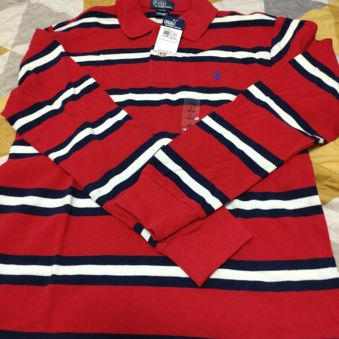 POLO RALPH LAUREN(ポロラルフローレン)のラルフローレン タグ付き JrＬ（メンズＳＭ） メンズのトップス(ポロシャツ)の商品写真