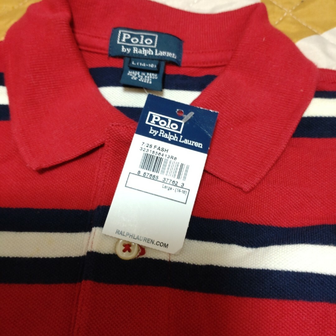 POLO RALPH LAUREN(ポロラルフローレン)のラルフローレン タグ付き JrＬ（メンズＳＭ） メンズのトップス(ポロシャツ)の商品写真