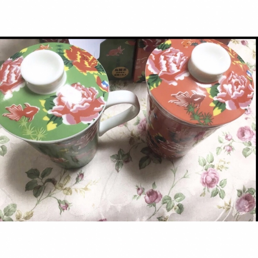 カルディ台湾フェア2023の台湾茶こし付きマグカップ2個の通販 by カルディ台湾フェア2023の台湾茶こし付きマグカップ2個の通販 by