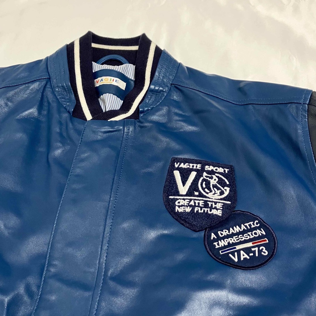 VAGIIE SPORT - VAZIIE SPORT バジエ レザージャケット スタジャン