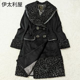 極美品♡ イヴサンローラン カシミヤ50% ロングコート 1B カーキ系