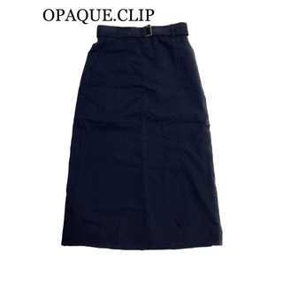 オペークドットクリップ(OPAQUE.CLIP)の【新品】ロングスカート reflax ウォッシャブル OPAQUE.CLIP(ロングスカート)