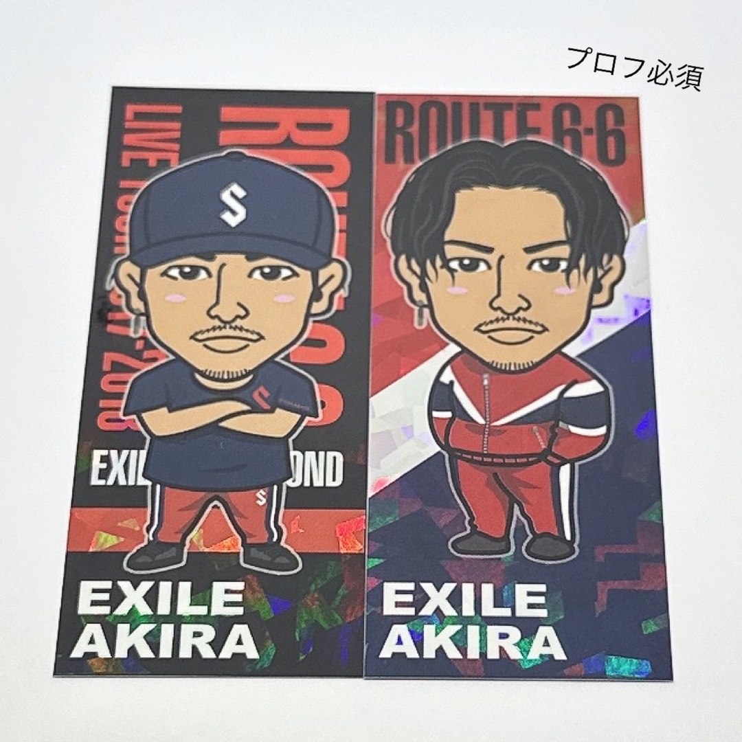 EXILE THE SECOND(エグザイルザセカンド)のEXILE THE SECOND AKIRA ROUTE ステッカー エンタメ/ホビーのタレントグッズ(その他)の商品写真