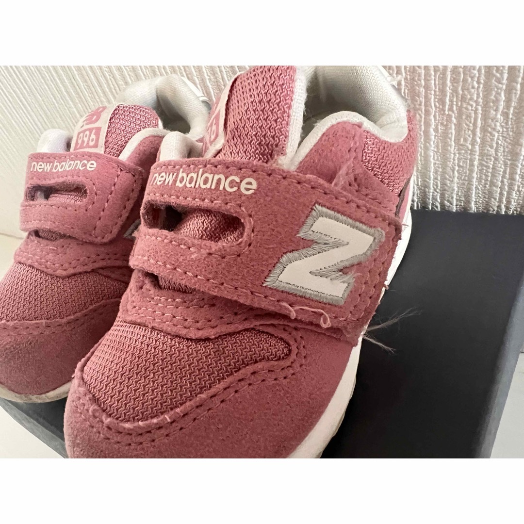 996（New Balance）(キュウキュウロク)のニューバランス　996 ピンク　13センチ キッズ/ベビー/マタニティのベビー靴/シューズ(~14cm)(スニーカー)の商品写真