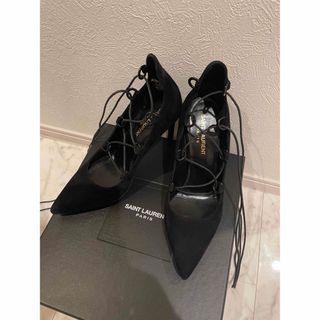 サンローラン(Saint Laurent)の【SAINT LAURENT】サンローラン レースアップパンプス(ハイヒール/パンプス)