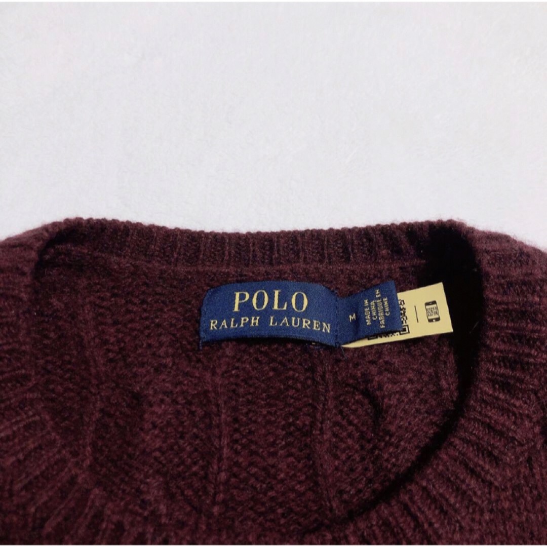 POLO RALPH LAUREN(ポロラルフローレン)のRALPH LAURENラルフローレン　ケーブル　ニット　カーディガン　カシミヤ レディースのトップス(カーディガン)の商品写真