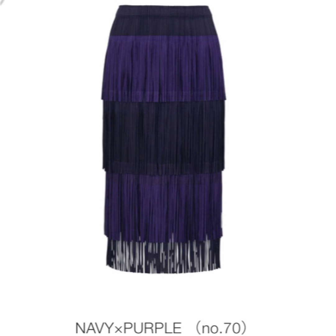 PLEATS PLEASE ISSEY MIYAKE(プリーツプリーズイッセイミヤケ)のPLEATS PLEASE ISSEY MIYAKE FRINGE SKIRT レディースのスカート(その他)の商品写真