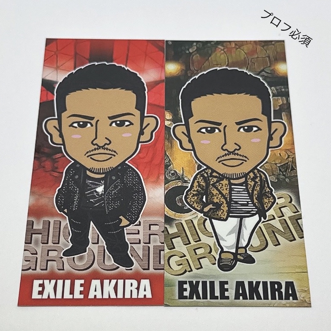 EXILE(エグザイル)のEXILE AKIRA HIGHER GROUND ステッカー エンタメ/ホビーのタレントグッズ(その他)の商品写真