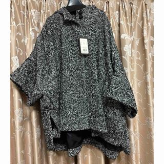 新品未使用 Balcony and Bed ポンチョ ツイード コート