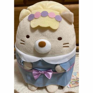 スミッコグラシ(すみっコぐらし)の新品未使用　タグ付き　すみっコぐらし　おおきなころっと　ぬいぐるみBIG ねこ(キャラクターグッズ)