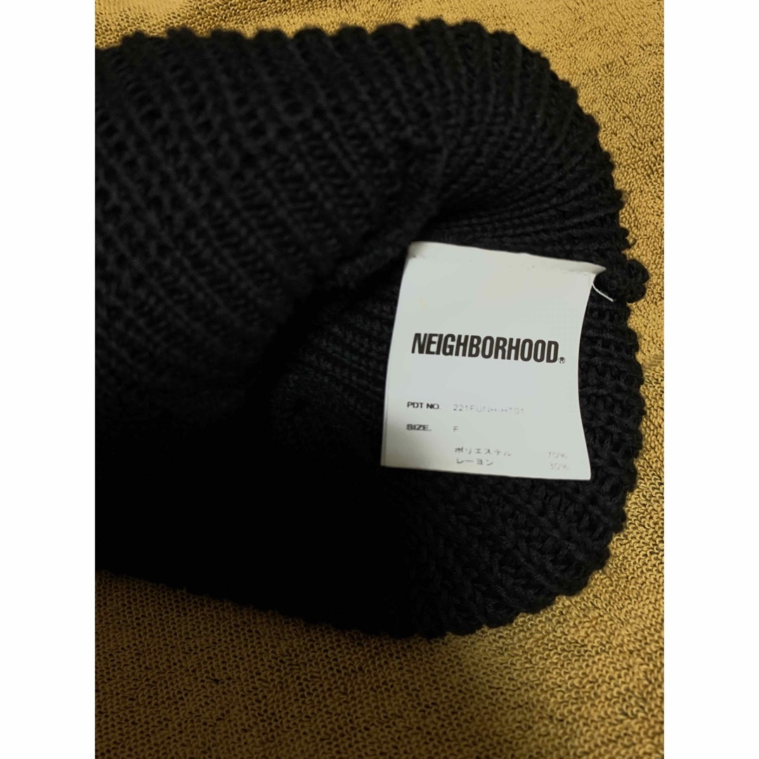 NEIGHBORHOOD(ネイバーフッド)の美品 NEIGHBORHOOD BEANIE メンズの帽子(ニット帽/ビーニー)の商品写真