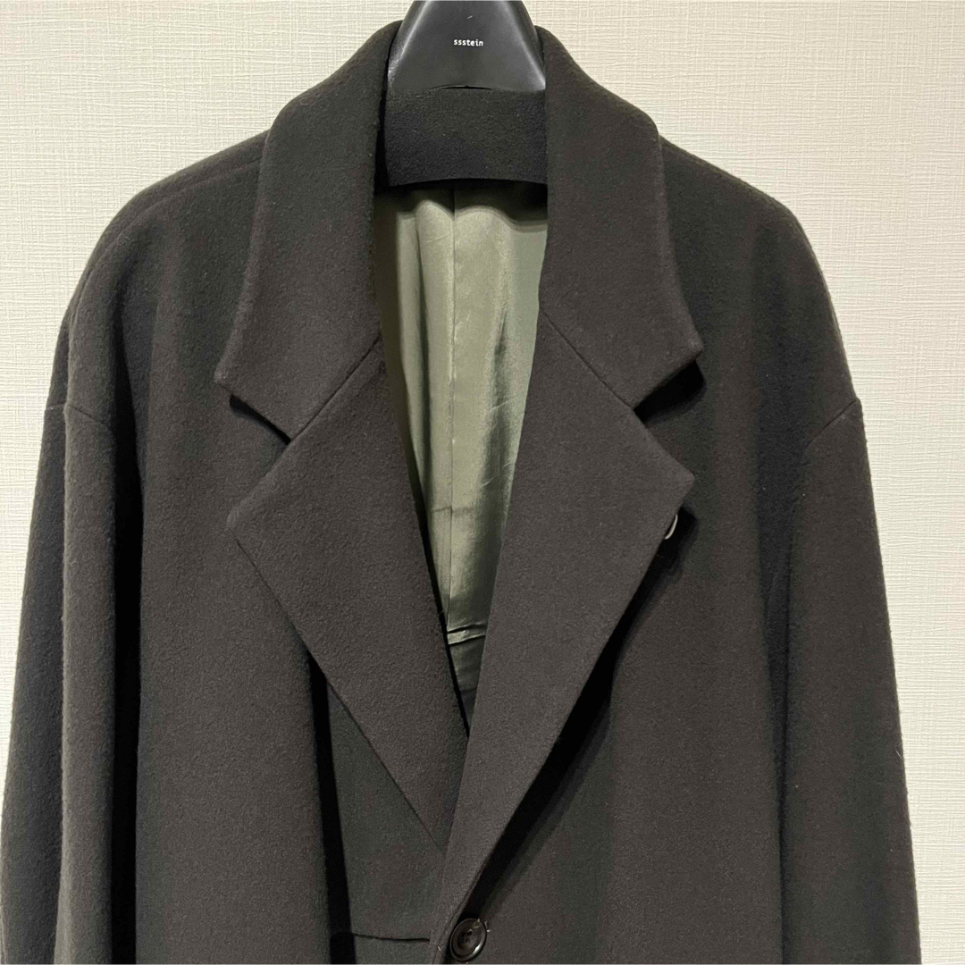 stein(シュタイン)のstein lay chester coat gray khaki サイズS メンズのジャケット/アウター(チェスターコート)の商品写真