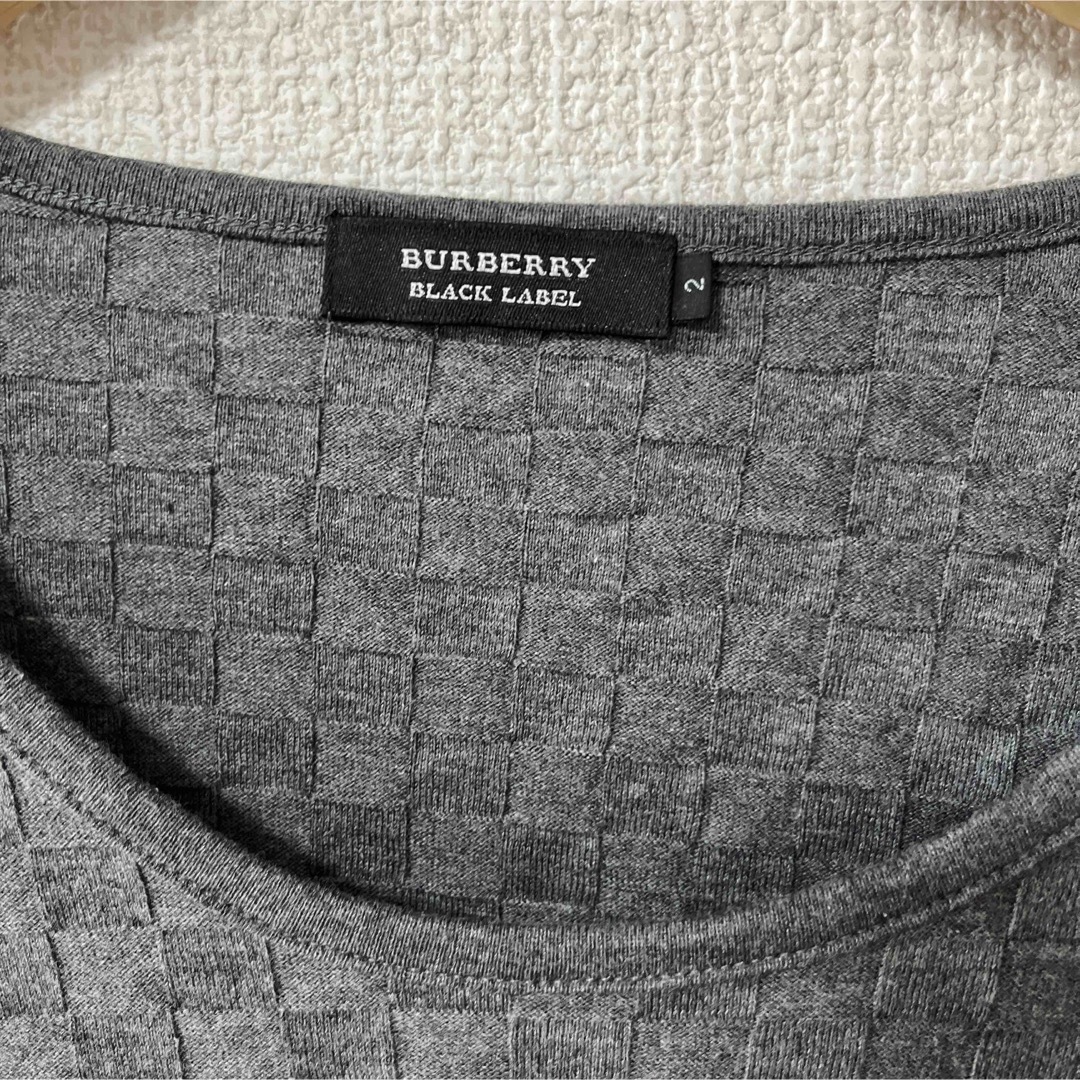 BURBERRY BLACK LABEL(バーバリーブラックレーベル)のBurberry BLACK LABEL メンズ　ロンT  サイズ「2」 メンズのトップス(Tシャツ/カットソー(七分/長袖))の商品写真