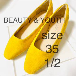 ビューティアンドユースユナイテッドアローズ(BEAUTY&YOUTH UNITED ARROWS)のBEAUTY&YOUTHスクエアトゥフラットパンプス(ハイヒール/パンプス)