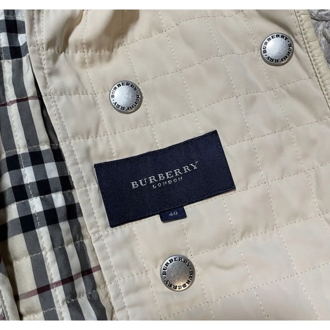 美品】バーバリーBURBERRY キルティングジャケット ジャンパー US=M-