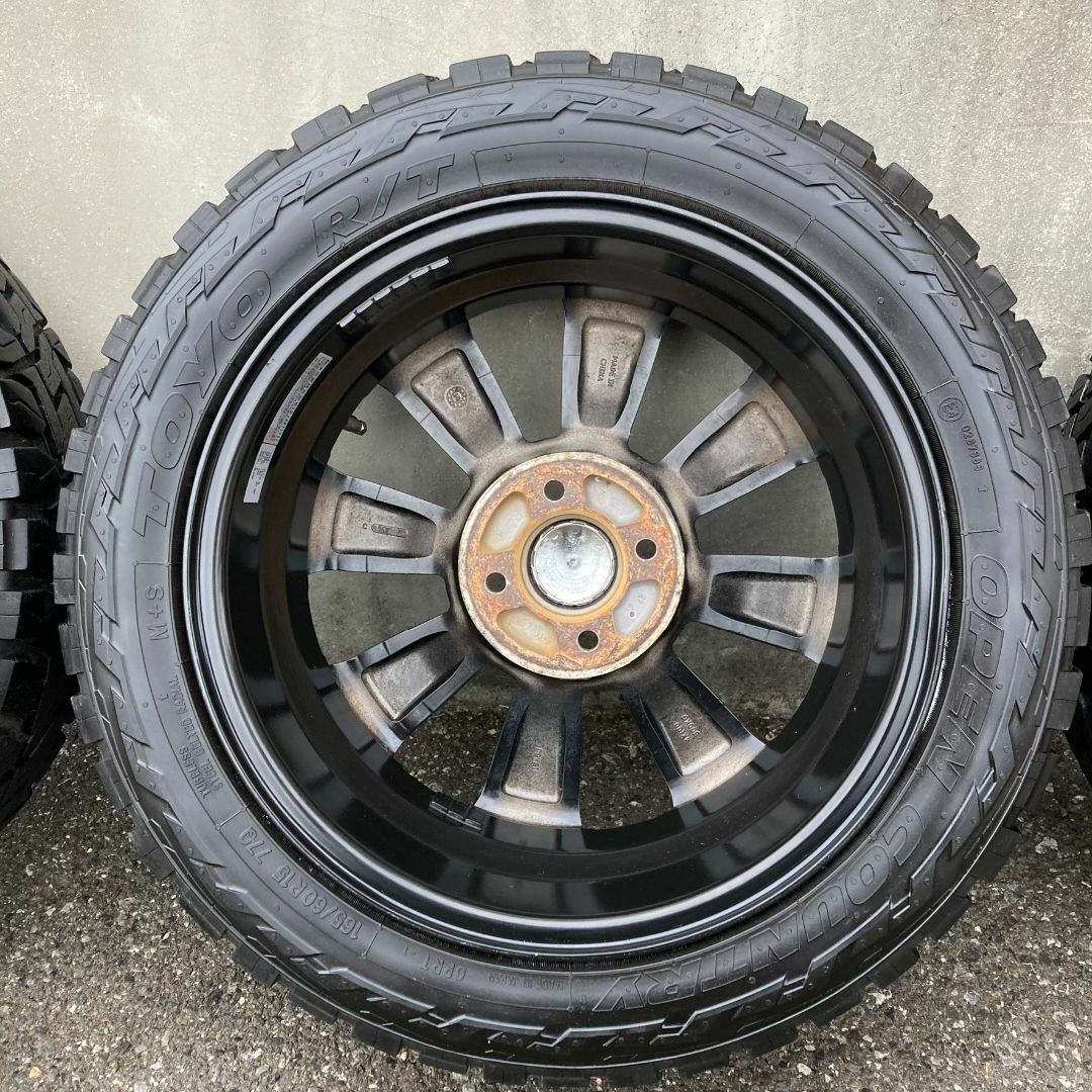 トーヨータイヤ(トーヨータイヤ)のTOYO オープンカントリー RT 165/60 R15 ララパーム KC-8 自動車/バイクの自動車(タイヤ・ホイールセット)の商品写真