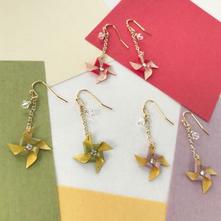 和ピアス／イヤリング（風車B）(ピアス)