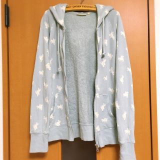 ユニクロ(UNIQLO)のcabbages&roses×ユニクロ♡ホース柄パーカー*馬柄*ジェラピケ好き♪(パーカー)