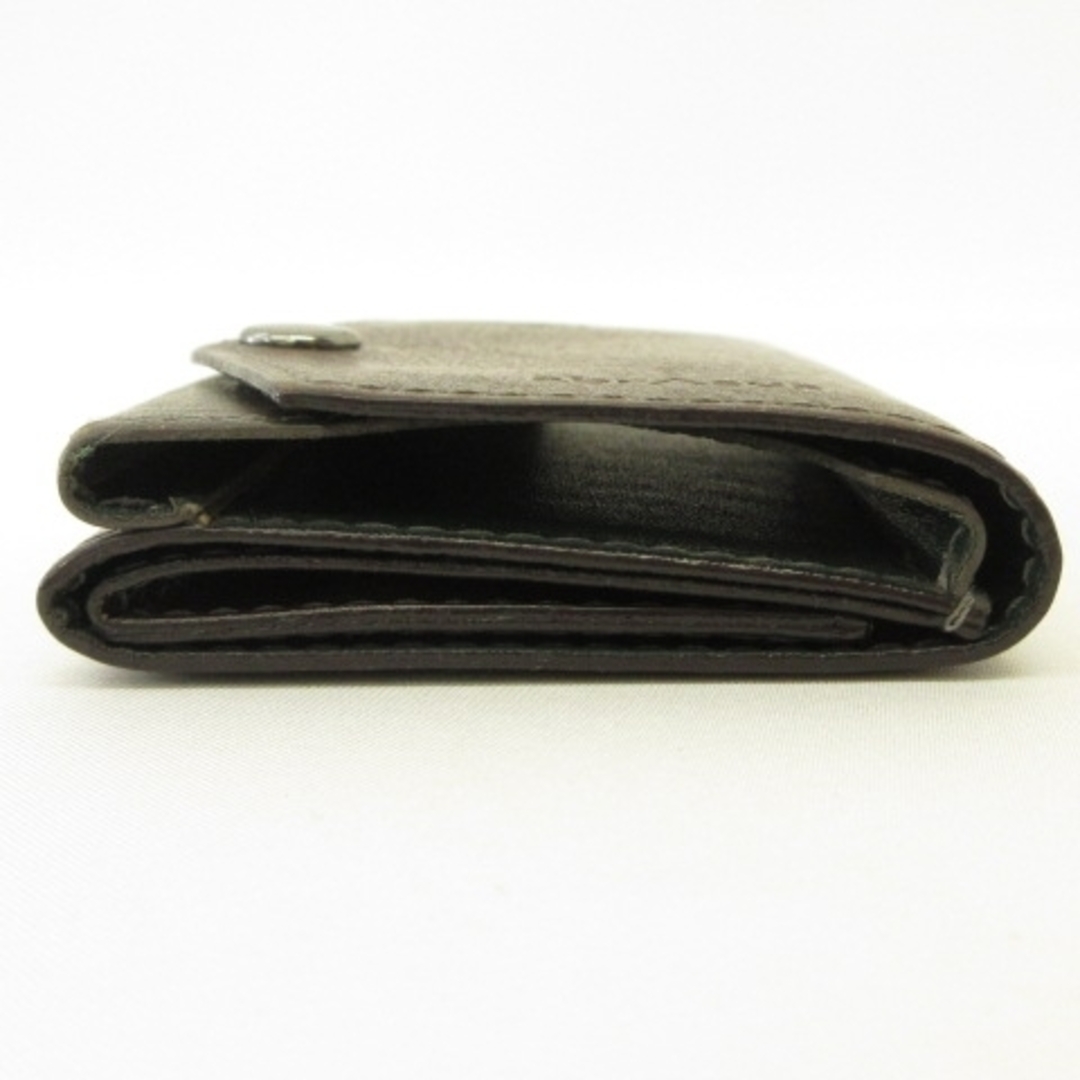 other(アザー)のabrAsus アブラサス 小さい財布 三つ折り コンパクトウォレット ブラウン メンズのファッション小物(折り財布)の商品写真