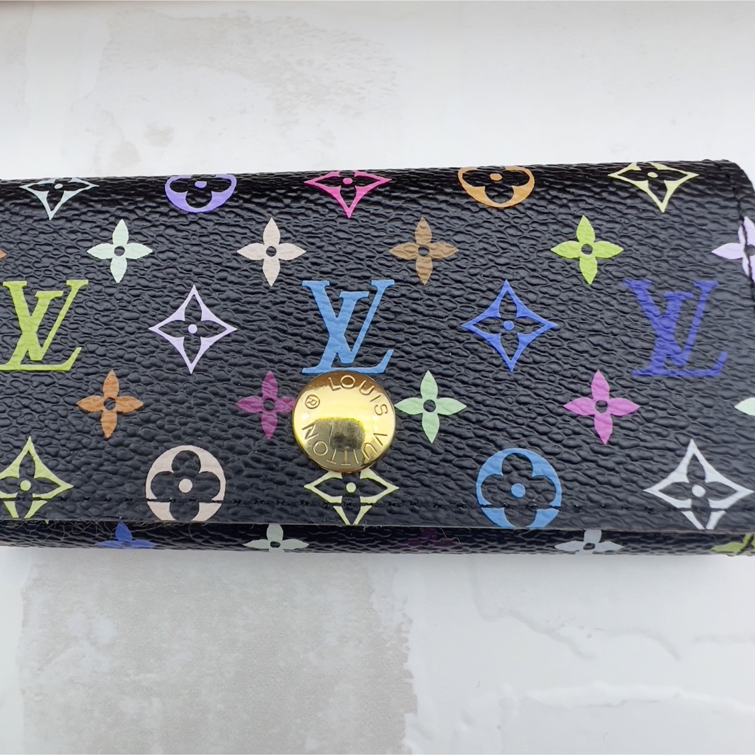 LOUIS VUITTON(ルイヴィトン)の✨超美品✨ルイヴィトン  マルチカラー　キーケース  ４連 レディースのファッション小物(キーケース)の商品写真