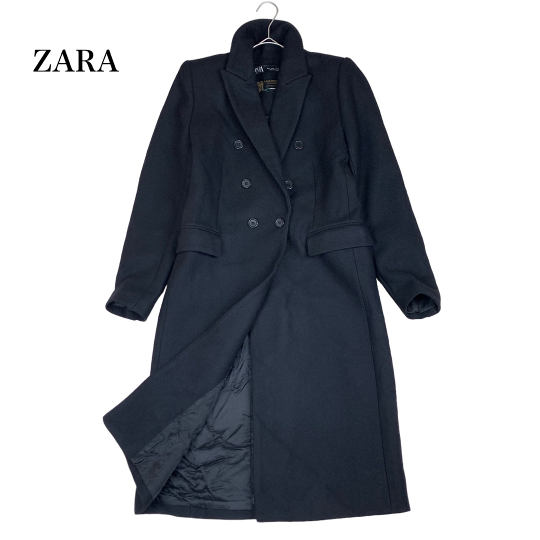 ザラ ZARA MANTECO ダブルブレスト チェスターコート ロングコート