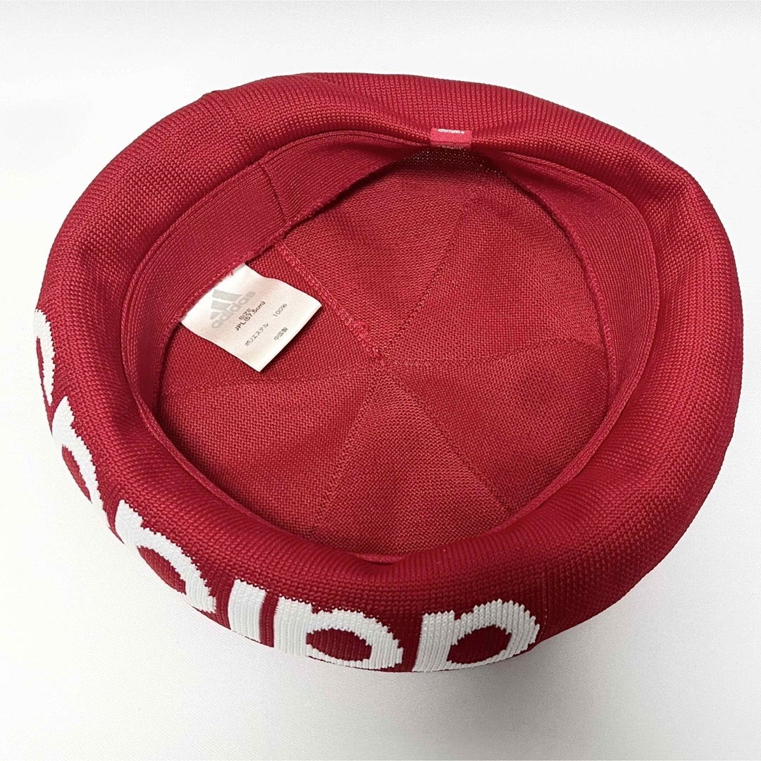 adidas(アディダス)の【新品】入手困難デッドストックadidas鬼かわいいBIGロゴ入りメッシュベレー メンズの帽子(ハンチング/ベレー帽)の商品写真