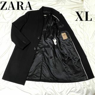 極美品 ZARA ダウンジャケット 肉厚 Lサイズ 総柄 冬
