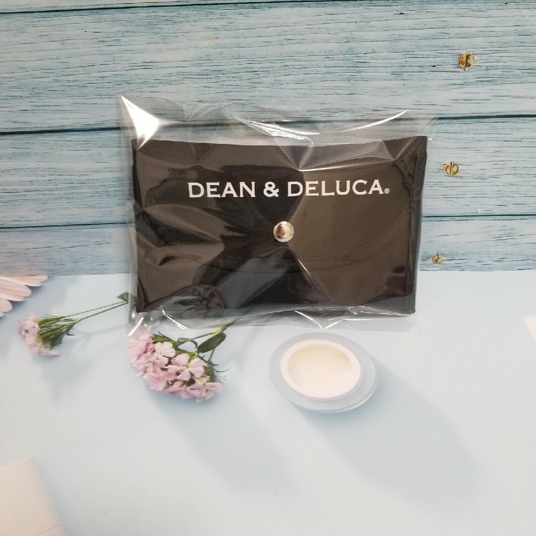 DEAN & DELUCA(ディーンアンドデルーカ)の【新品】DEAN＆DELUCA　折りたたみエコバッグ　ブラック レディースのバッグ(エコバッグ)の商品写真