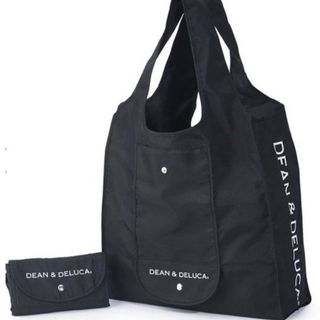 ディーンアンドデルーカ(DEAN & DELUCA)の【新品】DEAN＆DELUCA　折りたたみエコバッグ　ブラック(エコバッグ)