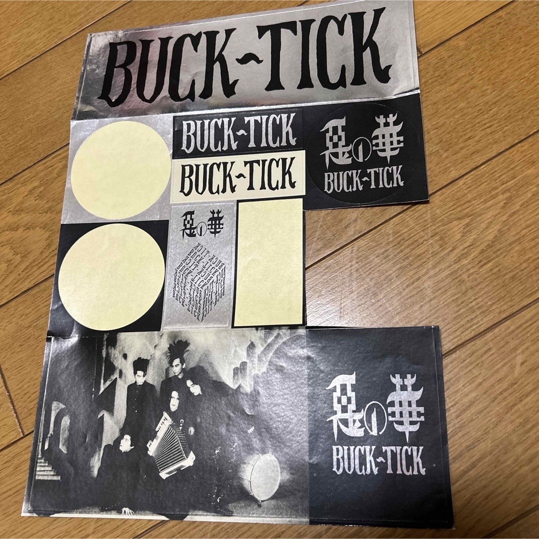 BUCK-TICK  悪の華　ステッカー エンタメ/ホビーのタレントグッズ(ミュージシャン)の商品写真