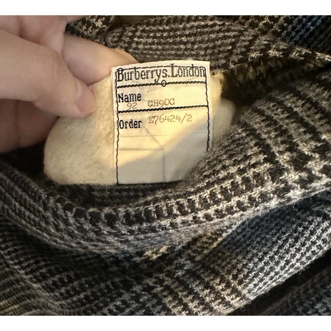 BURBERRY(バーバリー)のバーバリーズ 80s MARUZEN グレンチェック チェスターコート メンズのジャケット/アウター(チェスターコート)の商品写真