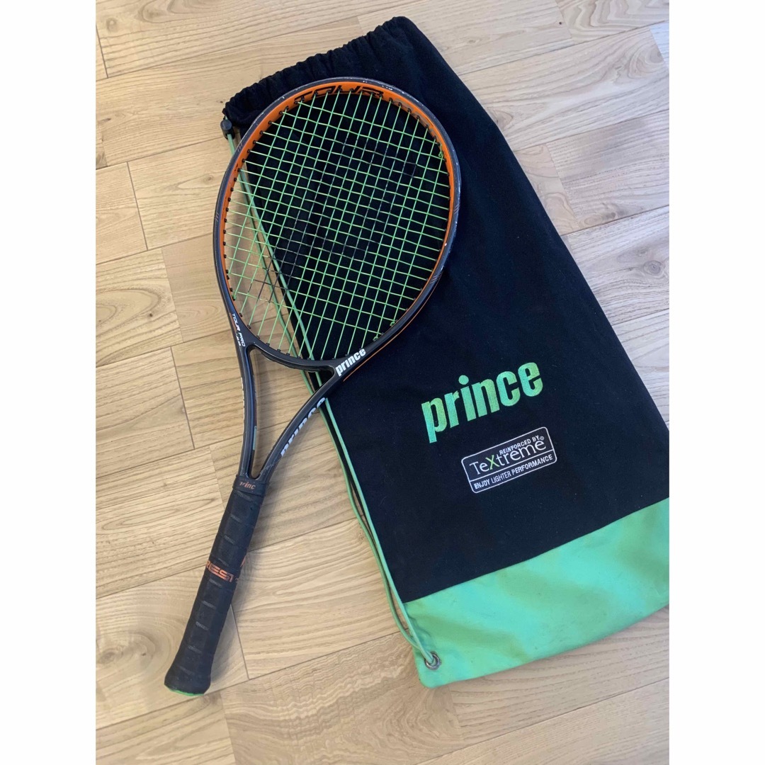 Prince(プリンス)の【難あり】prince プリンス　TOURPRO100XR ツアープロ100XR スポーツ/アウトドアのテニス(ラケット)の商品写真