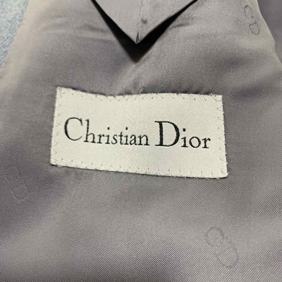 Christian Dior(クリスチャンディオール)のクリスチャンディオール Dior ジャケット 段返り ライトブルー Mサイズ メンズのジャケット/アウター(テーラードジャケット)の商品写真